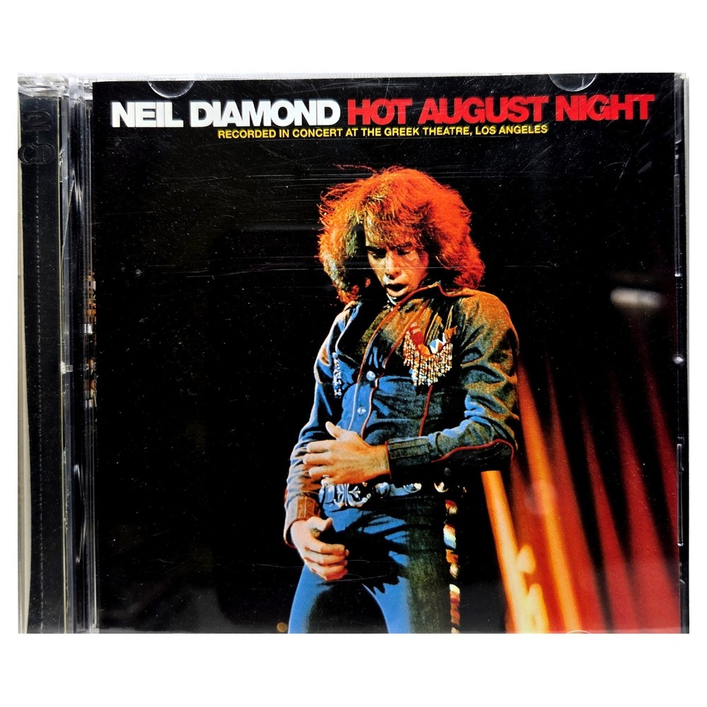 Neil Diamond Hot August Night 2-CD Live Album Greek Theatre MCA Records D236316